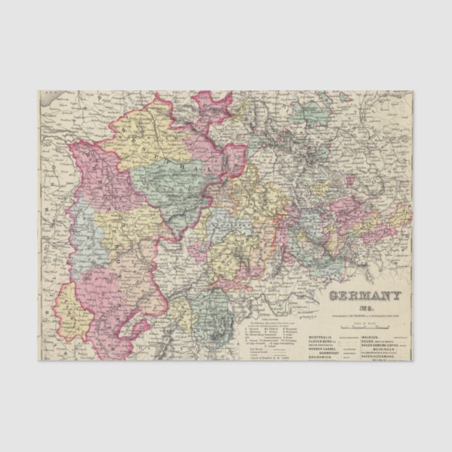 Papel De Seda República Federal da Alemanha 2 (Frente )