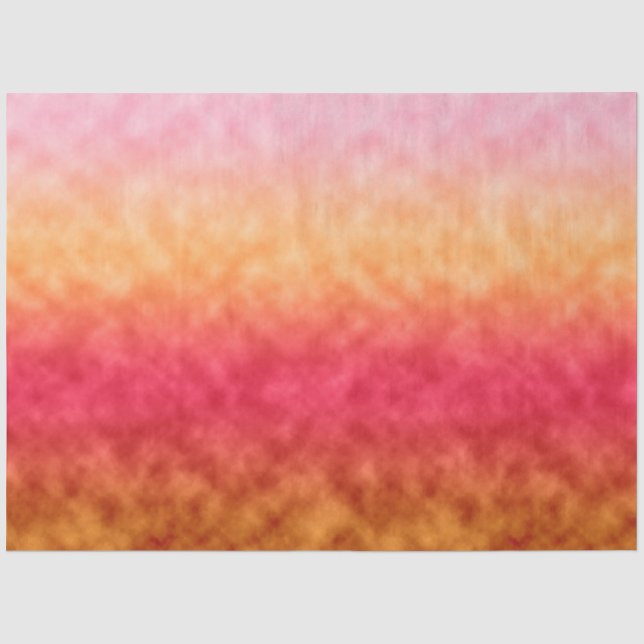 Papel De Seda Resplandor Dourado Rosa (Frente )