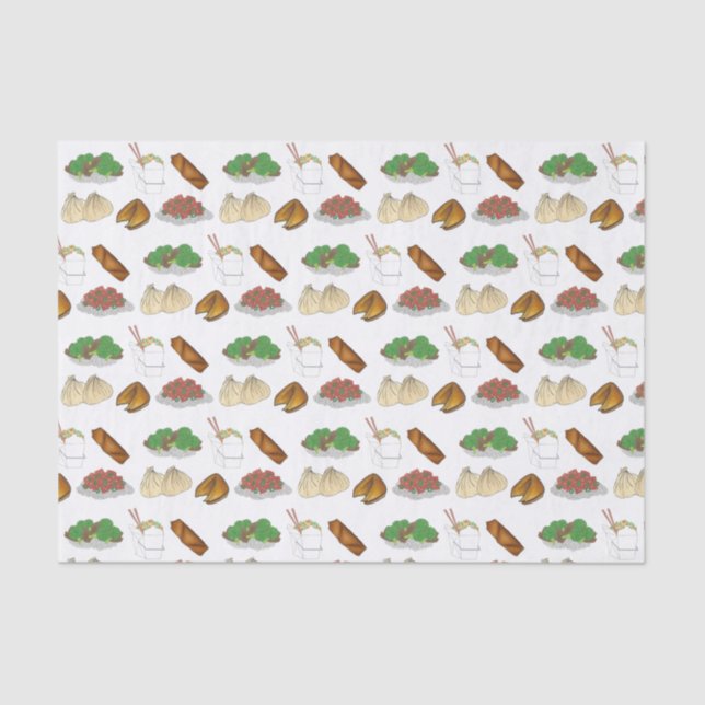 Papel De Seda Restaurante Chinês de Comprar Comida Cuisina (Frente )