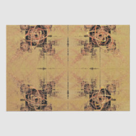 Papel De Seda Retângulo de ouro