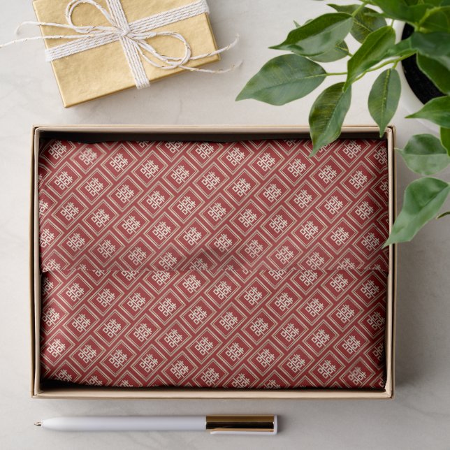 Papel De Seda Retângulo Dourado Dupla Felicidade 囍 Casamento Chi (Presente)