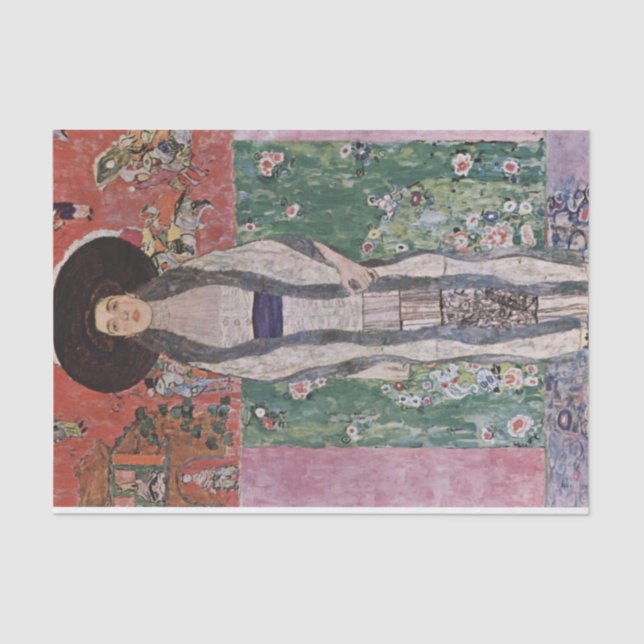 Papel De Seda Retrato de Adele Bloch-Bauer II por Gustav Klimt (Frente )