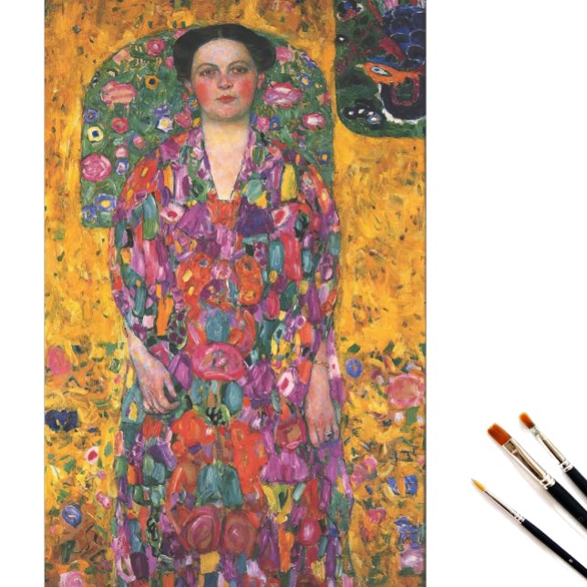 Papel De Seda Retrato de Eugenia Primavesi por Gustav Klimt (Criador carregado)