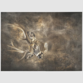 Papel De Seda Retrato de Selvagem de Decoupage