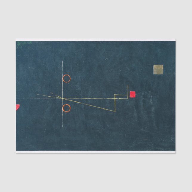 Papel De Seda Retrato de um Equilibrista por Paul Klee (Frente )