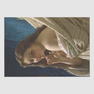 Papel De Seda Retrato de uma Jovem Sensual