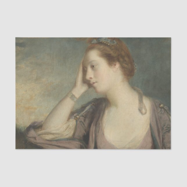 Papel De Seda Retrato de uma Mulher Irritada (Frente )