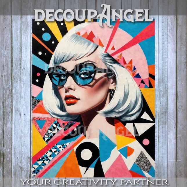 Papel De Seda Retrato MCM da Desnuvem de Mulher (Criador carregado)