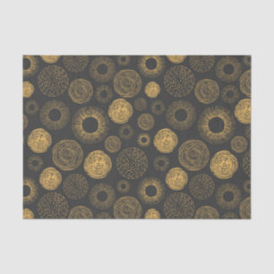 Papel De Seda Retro Férias Estouro Dourado Brilhante Natal