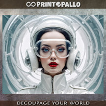 Retro futurismo, Mulher Cibernética em branco