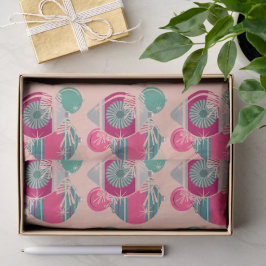 Papel De Seda Retro Shiny Ornaments Natal