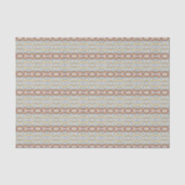 Papel De Seda Retro Summer Geometric Color Block Pattern Design
