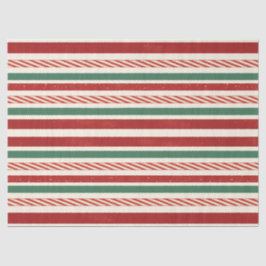 Papel De Seda Retro Treasures Christmas stripes
