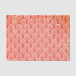 Papel De Seda Retro Vermelho Distinto