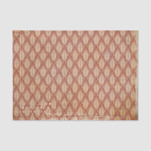 Papel De Seda Retro Vermelho Distinto
