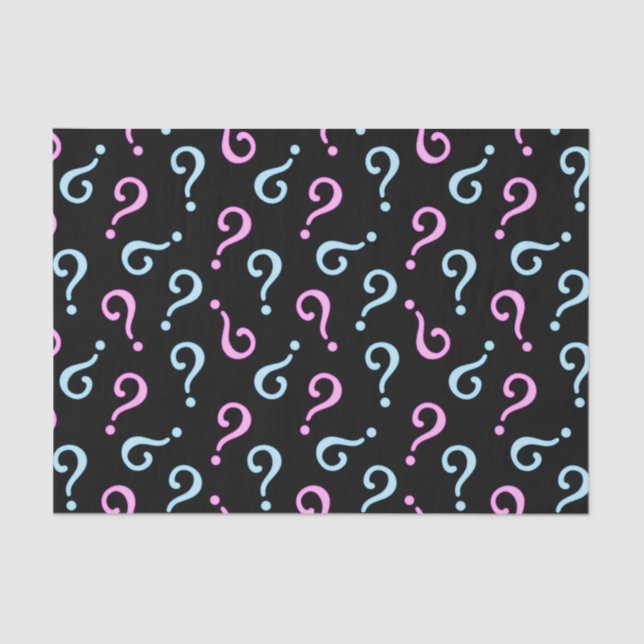 Papel De Seda Revelação do Bebê Rosa ou Azul (Frente )