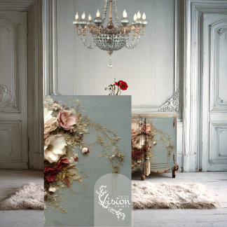 Papel De Seda REVERIE IN BLOOM III Lace & Botanical