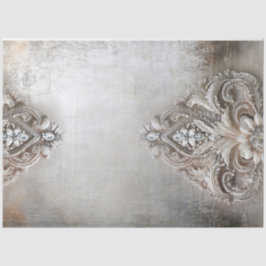 Papel De Seda Rhinestone Patina, Fundo Decorativo