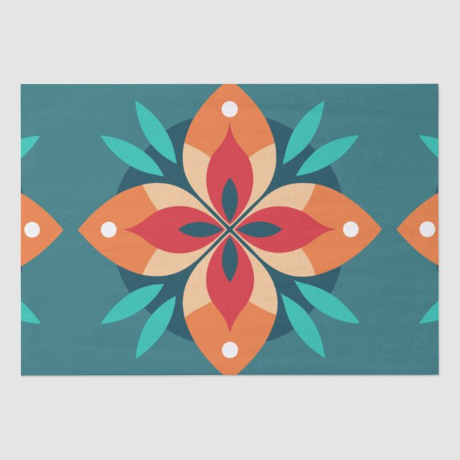 Papel De Seda Rhythmic Bloom (Frente )