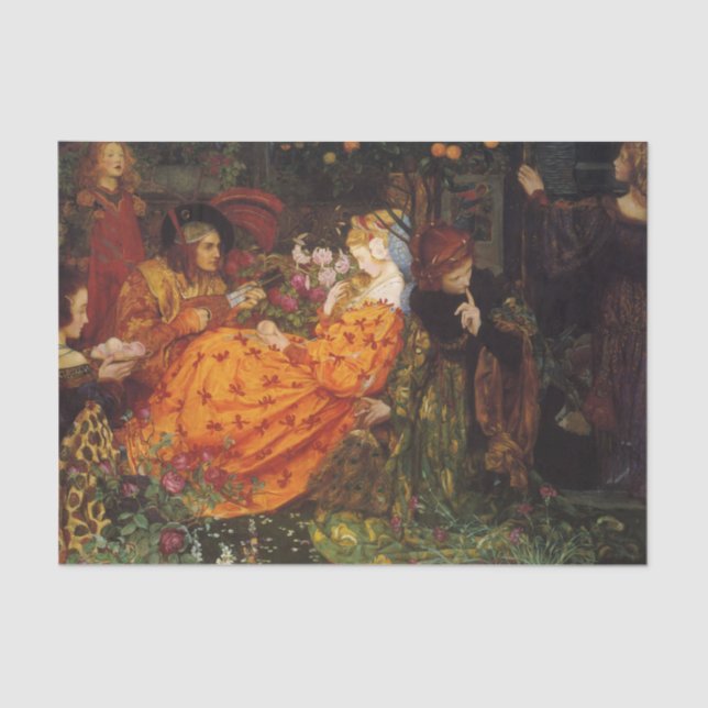 Papel De Seda Riches por Eleanor Fortescue-Brickdale (Frente )