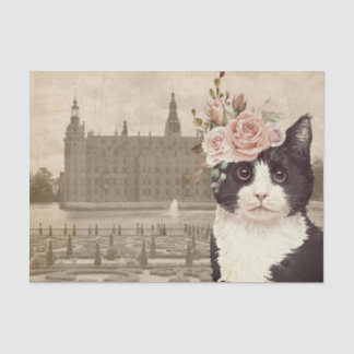 Papel De Seda Rico Cat & The Castle Gardens