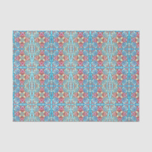 Papel De Seda Rico Floral Abstract Design Art