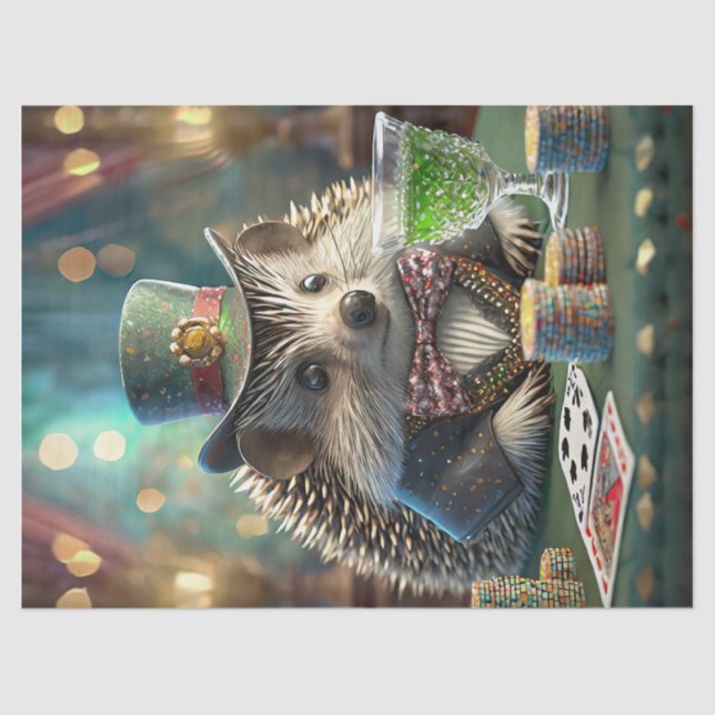 Papel De Seda Rico Harry, Hedgehog Night Out (Frente )