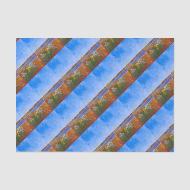 Papel De Seda Rio Delaware (Frente )