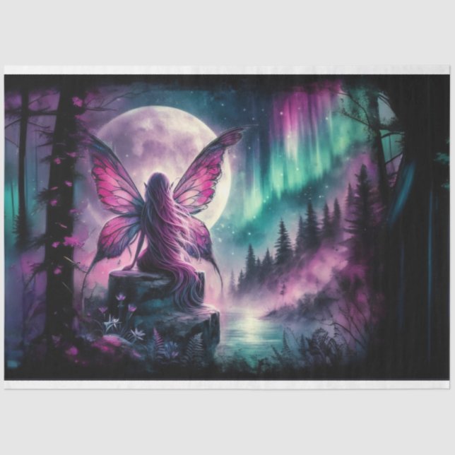 Papel De Seda River Moon Fairy Tissue Paper (Frente )