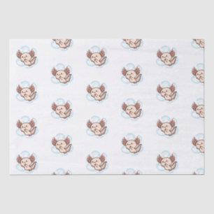 Papel De Seda Robô Axolotl bonito