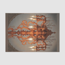 Papel De Seda Rococo French Chandelier Decoupage Paper 5