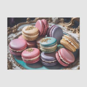 Papel De Seda Rococo French Macarons Decoupage Paper 4
