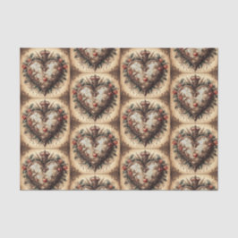 Papel De Seda Rococo Style Heart