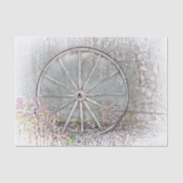 Papel De Seda Roda Branca de Vagão Vestido da Cinza Ocidental ru