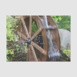 Papel De Seda Roda de água municipal da rocha