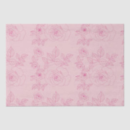 Papel De Seda Roes Rosa