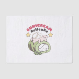 Papel De Seda Rolar para a Doce Bunicream Rollcake Delight