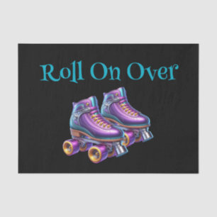 Papel De Seda Rolar sobre Festa de aniversário Rollerskate