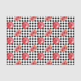 Papel De Seda Romã Vermelha (Design 8 Série Vermelha)