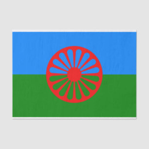 Papel De Seda Romani Flag