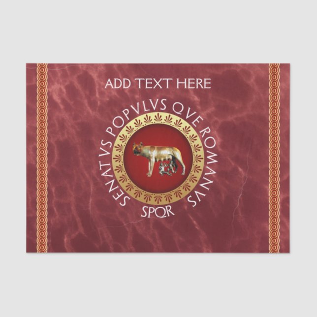 Papel De Seda Romano (Frente )