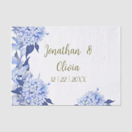 Papel De Seda Romantic Field purple Flowers