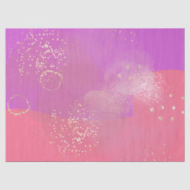 Papel De Seda Romantic glitter pink art