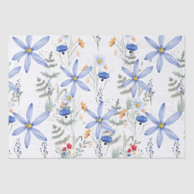 Papel De Seda Romantic purple botanical wallpaper (Frente )