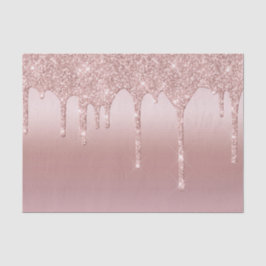 Papel De Seda Rosa Bege Brilho Dourado Rosa Glamour Tendência