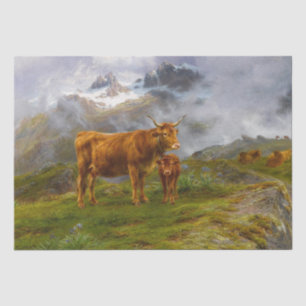 Papel De Seda Rosa Bonheur Pecuária