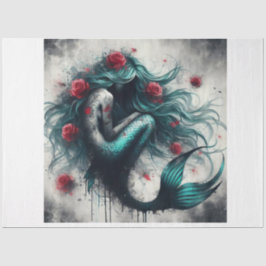 Papel De Seda Rosa de Mermaid