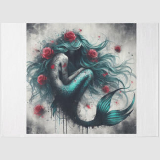 Papel De Seda Rosa de Mermaid