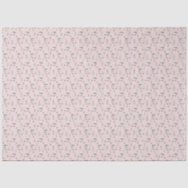 Papel de seda rosa de Natal