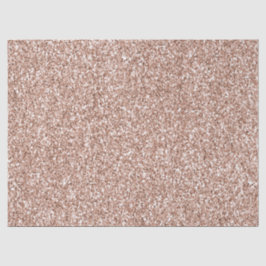 Papel De Seda Rosa de pêssego Dourado Luxe Glitter  
